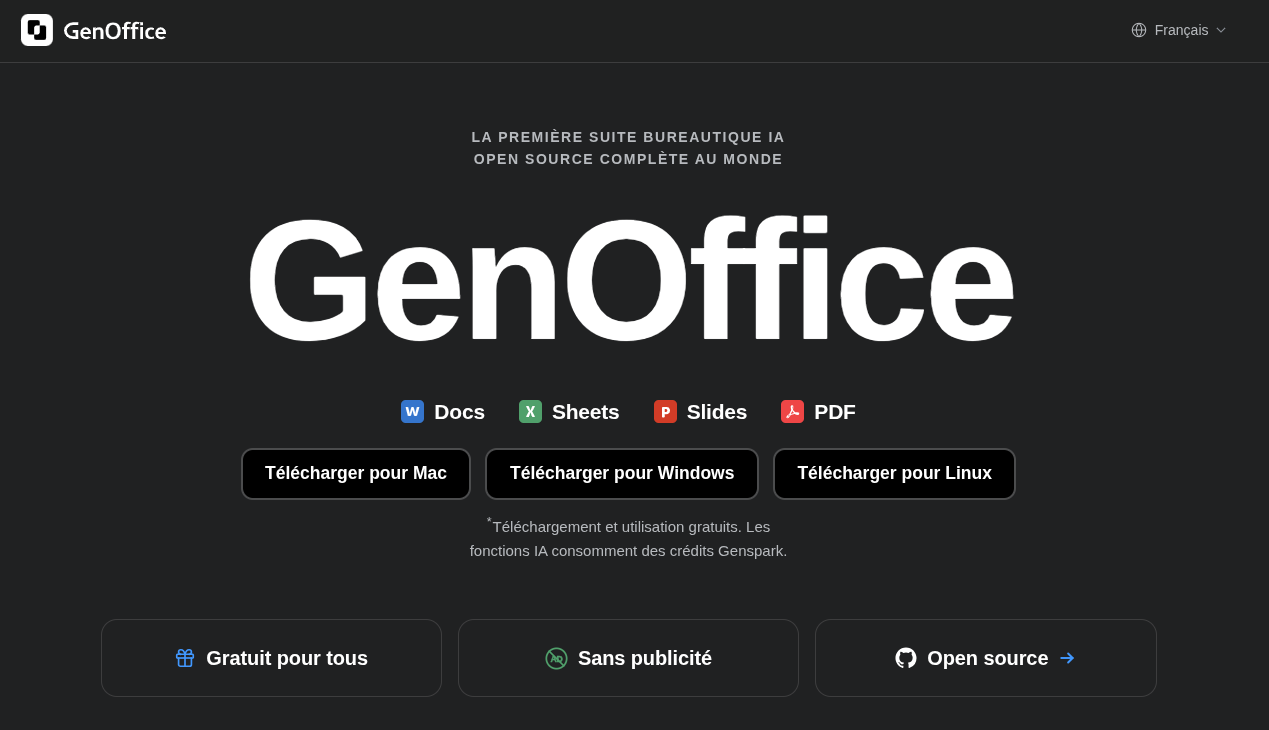 GenOffice : l'alternative open-source qui réinvente la suite bureautique avec l'IA - BEEF TECH